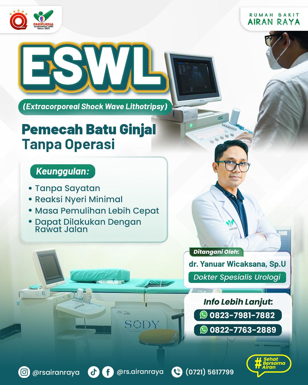 ESWL (Extracorporeal Shock Wave Lithotripsy)